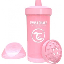 Twistshake láhev pro děti 360ml pastelově růžová