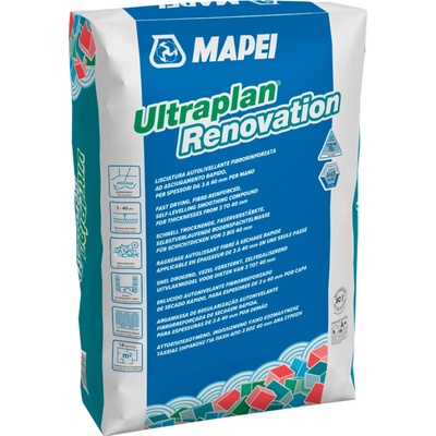 MAPEI Ultraplan Renovation samonivelizačná cementová malta na vyrovnanie podláh 23 kg