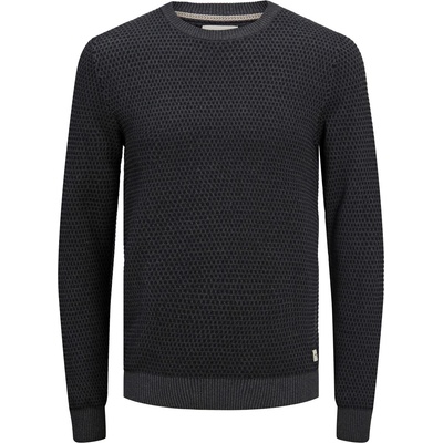JACK & JONES Блуза Jack and Jones Men's Knitted Crew Sweatshirt - Dark Grey Mel