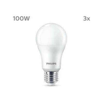 LED крушка Philips A67 Бял E 100 W E27 3 броя (4000 K)