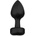 Sensual Алуминиево дилдо Butt Plug "SENSUAL BLACK" 7 см