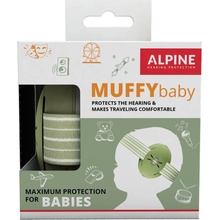 Alpine Muffy Baby Detské izolačné slúchadlá Olivová