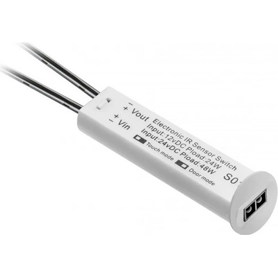 GTV Bezdotykový stmievač 12V/24W 24V/48W IP20 biely AE-WBBUNI-10DIM
