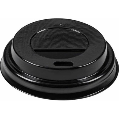 Intertan SA Viečko na pohár PS čierne 62 mm 4oz sadnú aj na 63mm poháre