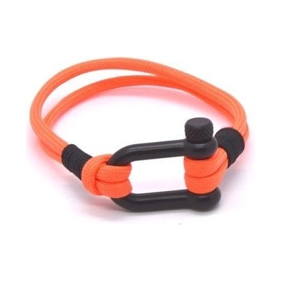 Cordell paracord náramek komise Slim oranžový Výstražná oranžová – Zboží Mobilmania