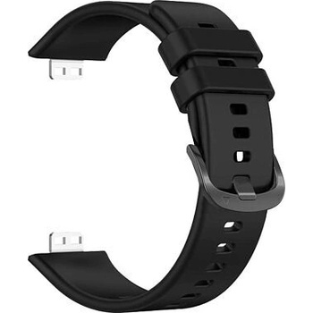 FIXED Silicone Strap pre Huawei Watch FIT čierny FIXSSTB-1054-BK