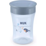 Nuk Тренировъчна чаша NUK First Choice - Magic Cup, 360°, 230 ml, кит, сив (10255742)