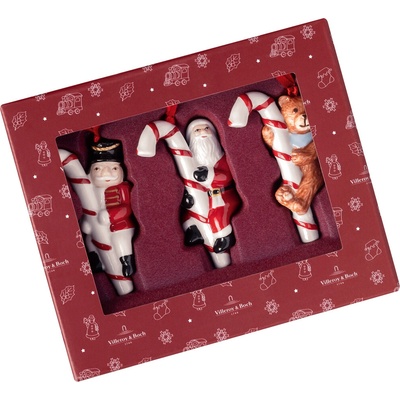 Villeroy & Boch Nostalgic Ornaments vánoční závěsná dekorace cukrovinky 3ks 13x7cm