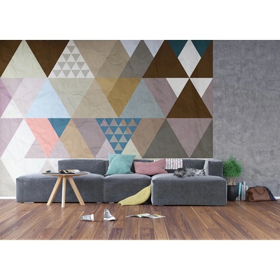 AG Design FTNXXL-1222 vliesová fototapeta Trojúhelníky rozměry 360 x 270 cm