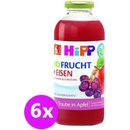 HIPP BIO Jablko a červené hrozno + železo 6 x500 ml