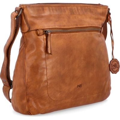 Noelia Bolger kabelka crossbody NB 2004 KO koňaková