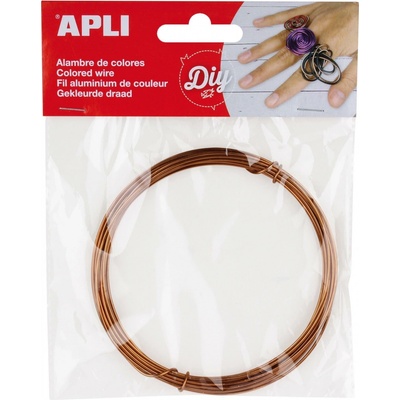 Modelovací drát Apli, 1,5mm x 5m, měděný