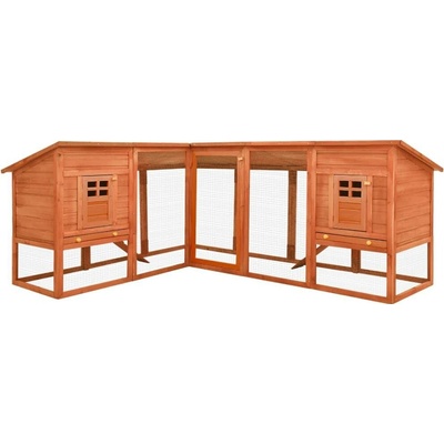 vidaXL h9799.170872 nědá 250 x 192 x 105 cm masivní jedlové dřevo