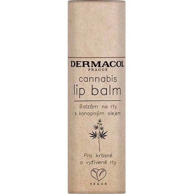 Dermacol Cannabis Lip Balm Zklidňující balzám na rty s konopným olejem 10 g