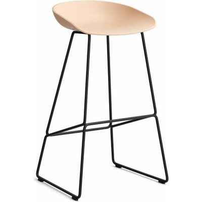Hay AAS 38 High black powder coated steel / pale peach