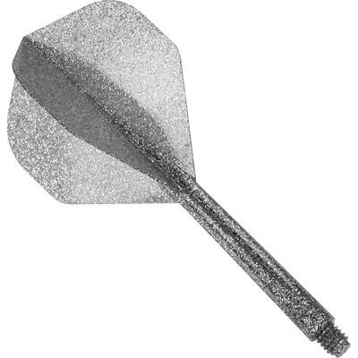Condor Glitter Zero Stress strieborné, štandardné letky a krátke násadky Dĺžka násadky: 33 mm