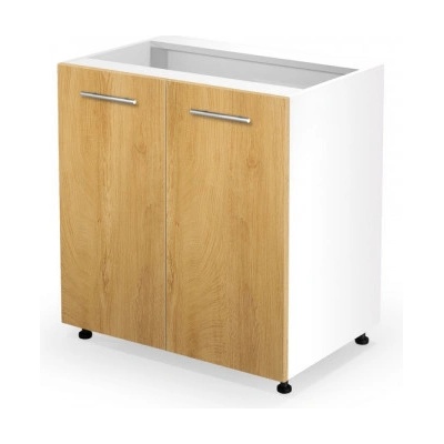 HALMAR VENTO D-80/82 bílá / dub medový – Zboží Dáma