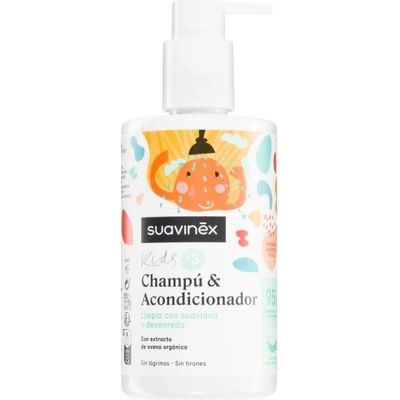 Suavinex Kids Shampoo & Conditioner šampon a kondicionér 2 v 1 pro děti 3 y+ 300 ml