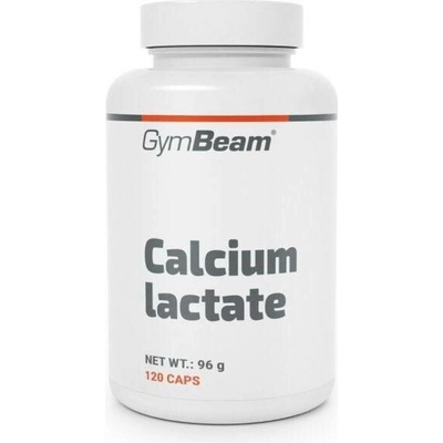 GymBeam Vápník laktát 120 kapslí