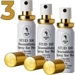 CupidOn USA 3бр. Спрей за задържане на еякулацията Stud 100