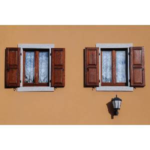 DIMEX ART Флизелинов фототапет прозорци с капаци 375 x 250 см