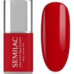 Semilac One Step 3in1 Glossy гел лак за нокти цвят 530 Scarlet 7ml
