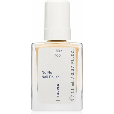 Korres No No Nail Polish pečující lak na nehty odstín 32 Pastel Yellow 11 ml