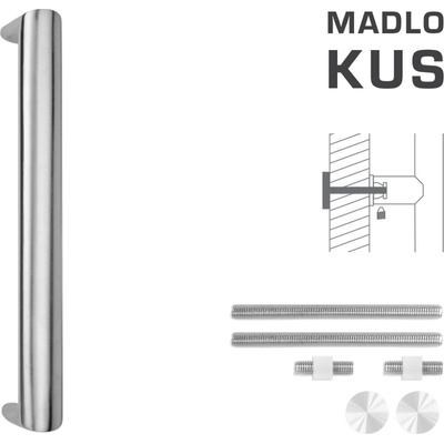 MPkovania FT - MADLO kód K40 40x20 mm UN ks Rozteč madla: 350 mm, Rozmer profilu madla: 40x20 mm, Dĺžka: 370 mm