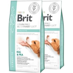 Brit Veterinary Diets GF dog Struvite 2 x 12 кг