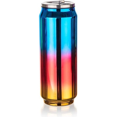 Banquet Termoska BE COOL modro červeno zlatá 430 ml