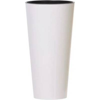 Prosperplast Květináč Prosperplast TUBUS SLIM bílý lesk 30 cm