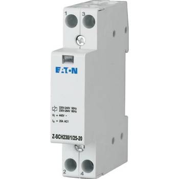 Eaton Инсталационен контактор eaton z-sch230/1/25-20, 120853 - 230vac, 2n/o, 25a (120853)