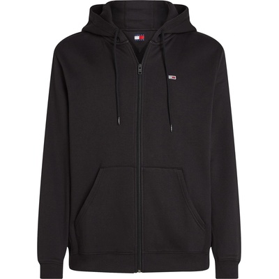 Tommy Hilfiger Суичър Tommy Jeans Flag Basic Zip Hoodie - Black