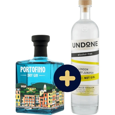 Portofino Dry Gin + Undone No.2 Not Gin (set 1 x 0.5 l, 1 x 0.7 l)