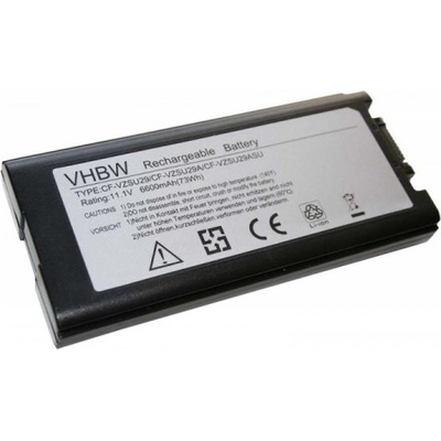 VHBW Батерия за Panasonic Toughbook CF-29 / CF-51 / CF-52, 6600 mAh (800101587)