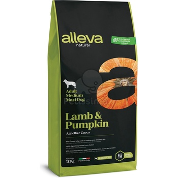 Alleva Natural Adult Medium-Maxi Lamb & Pumpkin 12 kg