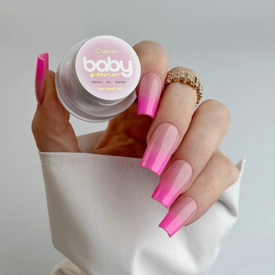 Clavier Nailsology Baby Boomer Ombre gél 3v1 R04 Dragon Fruit 3g