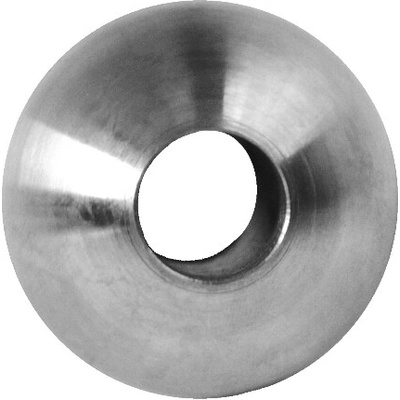 Guľa priechodná ø 30 mm na trubku ø 12 mm, brúsená AISI 304
