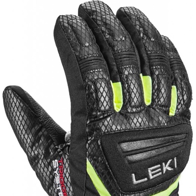 Leki WCR Team 3D Junior black/ice lemon