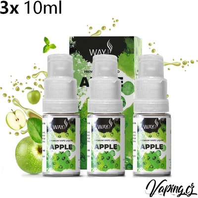 Way to Vape Apple 3 x 10 ml 3 mg