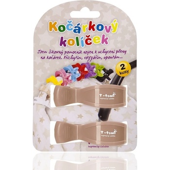 T-tomi Kočíkové štipce beige