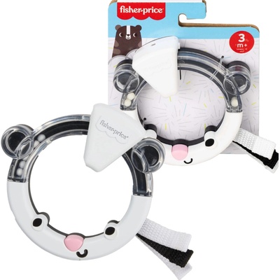 FISHER-PRICE Senzorický krúžok hrkálka Jazvec