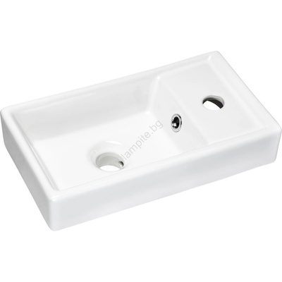 Comad UM-VEDEA 40 - Мивка за плот VEDEA 40x22 см керамика/бял гланц (CM0013)