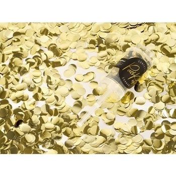 Vystreľovacie konfety zlaté