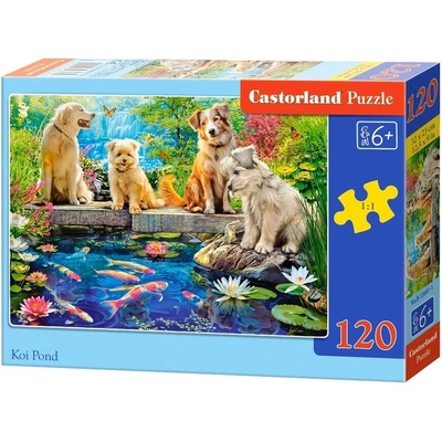 CASTORLAND Rybníček s Koi kapry 120 dielov