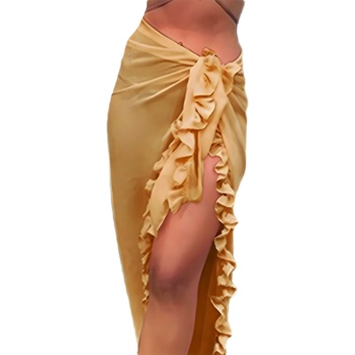 Amparo Miranda plážová sukně Chiffon S294 krémová