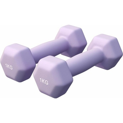 Gorilla Sports Hexagonální neoprenové činky 2 x 1 kg