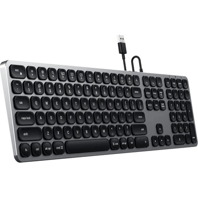 Satechi Wired Aluminum Keyboard with Numeric Keypad - Алуминиева жична клавиатура за Mac (37901)