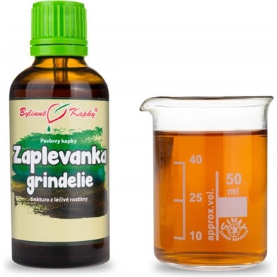 Bylinné kapky Pavlovy bylinné kapky Zaplevanka grindelie tinktura 50 ml
