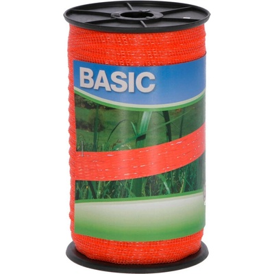 Agrofortel Ohradníková páska BASIC 10 mm, 200 m, 4 x 0,16 Niro, oranžová